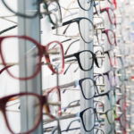 Row,Of,Luxury,Eyeglass,At,An,Opticians,Store